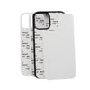For iPhone XR 10 PCS 2D Blank Sublimation Phone Case(White)