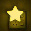 Light Sensor Control Mini Star LED Night Light, US Plug(Yellow)