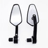 Motorcycle Handle All Aluminum Cherry Rearview Mirror(Silver)