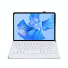 For Huawei MatePad Pro 11 2022 AHW12-B Detachable Sheep Pattern Bluetooth Keyboard Tablet Leather Case(Purple)