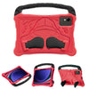 For Samsung Galaxy Tab S9 Boxing Series Kickstand EVA Shockproof Tablet Case with Shoulder Strap(Red Black)