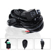Offroad Driving 300W Light Bar Wiring Harness with Fuse DC 14V 40 Amp Relay ON/OFF Switch