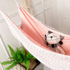 Children Swing Indoor Outdoor Hanging Basket  Household Cartoon Hammock(Pink Wave)