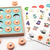 Children Early Education Educational Toys Wooden Memory Chess Intelligence Development Toys(Number and Letter)