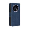 For Realme 13+ 5G Global Skin Feel Calf Texture Card Slots Leather Phone Case(Blue)
