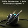 Yesido YAU43 3.5mm to 3.5mm AUX Audio Adapter Cable, Length: 1m(Black)