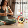 20W Dual Alarm Clock Touch Control Wake Up RGB Light with Nature Music for Sleep (Silver)