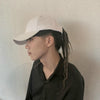 Dreadlocks Wig Hat One-piece Headgear for Men and Women, Style: White Cap(Light Brown Braid About 35cm)
