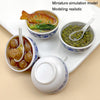 Buckle Meat Simulation PVC Food Model Children Toys