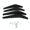 4 PCS Car Modified ABS Rear Wing Side Spoiler Lip for Chevrolet Corvette