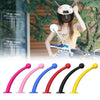4PCS Motorcycle Helmet Soft Silicone Tentacle Sucker Decoration(Yellow)