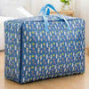 Oxford Cloth Quilt Moisture-Proof & Waterproof Storage Bag Zipper Portable Moving Luggage Bag, Specification: 58x38x22cm(Blue Rabbit)