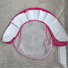 Inflatable Water Sofa Reclining Chair Floating Bed Foldable Hammock With Net(Rose Red)