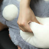 Car Plush Head Pillow Cat Claw Car Neck Pillow Car Female Decorative Supplies, Colour: Pink Headrest
