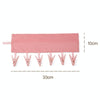 Multi Clip Portable Fabric Clothes Hanger Multifunctional Folding Fabric Clothes Clip Hangers, Color: Gray