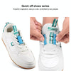 Magnetic Shoelace Buckle Non Binding Shoe Lace Accessories, Size:S (Below 230mm)(Coffee)