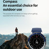 HD Watch X 1.43 inch IP68 BT5.3 Sport Smart Watch, Support Bluetooth Call / Sleep / Blood Oxygen / Heart Rate / Blood Pressure Health Monitor(Black Steel + Black Silicone Strap)