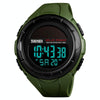 SKMEI 1405 Fashion Solar Power Outdoor Sports Watch Multifunctional 50m Waterproof Men Digital Watch(Army Green)