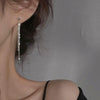 Gypsophila Tassel Earrings Long Elegant Earrings, Color: 837 Tassel