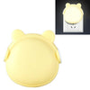 4 PCS Smart Light Control LED Bedroom Mini Night Light Energy-Saving Bedside Lamp, US Plug(Yellow)