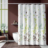 200x180cm Leaf Printed Waterproof Shower Curtain Thickened Polyester Bathroom Curtain Cloth