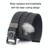 AWMN Outdoor Men Versatile Buckle Elastic Belt, Length: 120cm(Coffee)