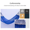 Bending Ice Silk Mesh Hammock Outdoor Hanging Bed Camping  Anti-Sidewall Hammock Swing, Size: 190x130 cm( Pink)