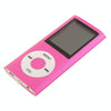 1.8 inch TFT Screen Metal MP4 Player With 16G TF Card+Earphone+Cable(Rose Red)