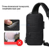 WEIXIER 9530 Men Oxford Cloth Chest Bag Anti-theft Crossbody Bag Sports Backpack(Blue)