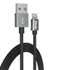 IVON CA73 2.4A 8 Pin Fast Charging Data Cable, Length: 2m(Black)