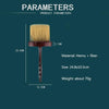 P6036 Long Handle Sweeping Hair Brush Hair Salon Haircut Cleaning Neck Sweeping Brush Household Cleaning Brush(Coffee)