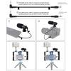 PULUZ 2 in 1 Live Broadcast Smartphone Video Rig + Microphone Kits for iPhone, Galaxy, Huawei, Xiaomi, HTC, LG, Google, and Other Smartphones(Blue)