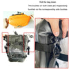 LONGHIKER Motorcycle Quick Release Waterproof Bumper Side Bag(Orange)
