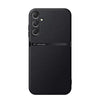 For Samsung Galaxy A25 5G Litchi Leather Magnetic Full Coverage Shockproof Phone Case(Black)