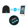 Knitted Bluetooth Headset Warm Winter Hat with Mic for Boy & Girl & Adults(Blue)