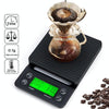 Hand Punch Coffee Scales Timing Electronic Timer Scale Kitchen Scales, Model:3kg/0.1g(Wine Red)