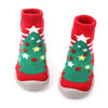 D2293 Children Cartoon Christmas Floor Socks Non-slip Shoes, Size: 26-27(Christmas Tree)
