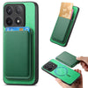 For Xiaomi Redmi K70 / K70 Pro 5G Retro Magsafe Card Bag PU Back Cover Phone Case(Green)
