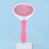 Self-Cleaning Slicker Brush for Dogs & Cats - Pink