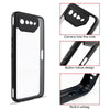 For Asus ROG Phone 7 Frosted TPU + Transparent PC Phone Case(Black)
