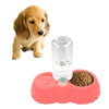 Pumpkin Pet Feeder with Automatic Waterer - Magenta (Small)