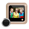 2.4" Smart Peephole Camera, 2MP, Motion Detection, Gold