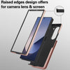 For Samsung Galaxy Z Fold6 AwQuer RFID Vertical Flip Card Bag Holder Leather Phone Case(Rose Gold)