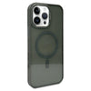 For iPhone 14 Pro Metal Lens Frame MagSafe Phone Case(Dark Grey)