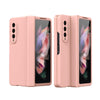 For Samsung Galaxy Z Fold3 5G 360 Full Body Hinge Flip Phone Case(Pink)