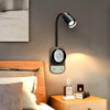 2700-6500K LED Bedside Table Lamp Eye Protection Magnetic Suction Night Light Wall Lamp(Black)