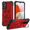 For Samsung Galaxy A14 5G / 4G Lens Holder MagSafe Phone Case(Red)