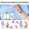 100 PCS Small Fresh Waterproof Temporary Back Tattoo Stickers(RC-125)