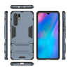 Shockproof PC + TPU Case for Huawei P30 Pro, with Holder(Navy Blue)