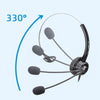 VT200 Single Ear Telephone Headset Operator Headset With Mic,Spec: 3.5mm Double Plug PC Head